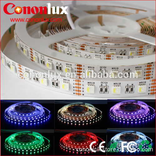 Cononlux 12V/24V rgb led rope lighting 5m rgb led strip, color changing rgbw led strip 5050 5m